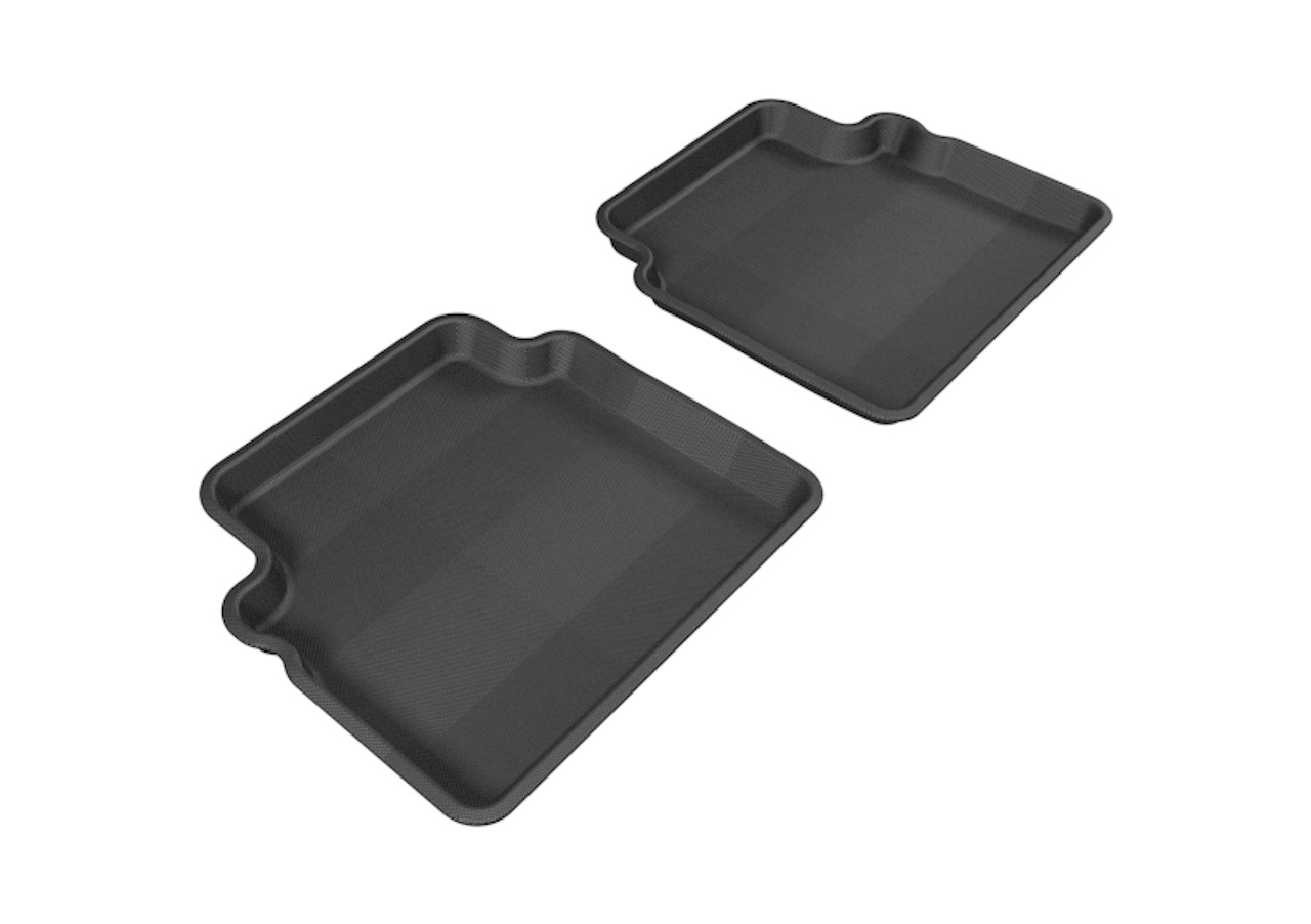3D MAXpider 2007-2011 Chevrolet Aveo Kagu 2nd Row Floormats - Black - L1CH00821509