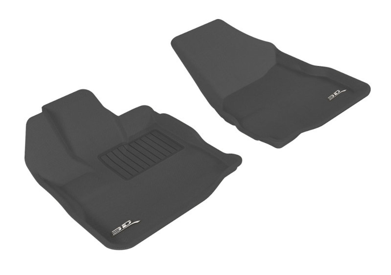 3D MAXpider 2010-2017 Chevrolet/GMC Equinox/Terrain Kagu 1st Row Floormat - Black - L1CH01411509