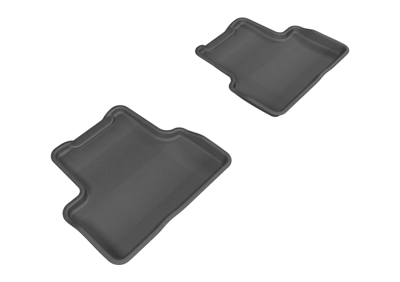 3D MAXpider 2011-2015 Chevrolet Cruze/Cruze Limited Kagu 2nd Row Floormats - Black - L1CH04421509