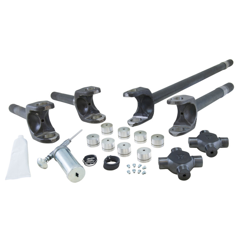 USA Standard 4340 Chrome-Moly Replacement Axle Kit For 88-98 Ford 60 Front w/Super Joints - ZA W26020