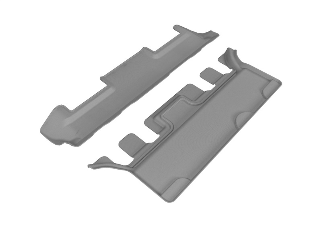 3D MAXpider 2015-2020 Chevrolet/GMC Tahoe/Yukon Kagu 3rd Row Floormats - Gray - L1CH06831501