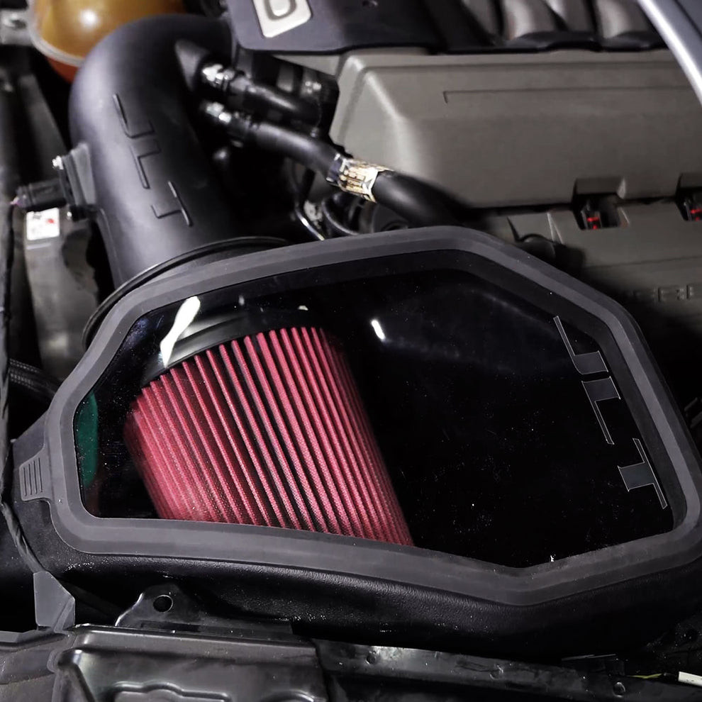 JLT Cold Air Intake Kit w. Snap-In Lid - NO TUNE - 15-17 Mustang GT
