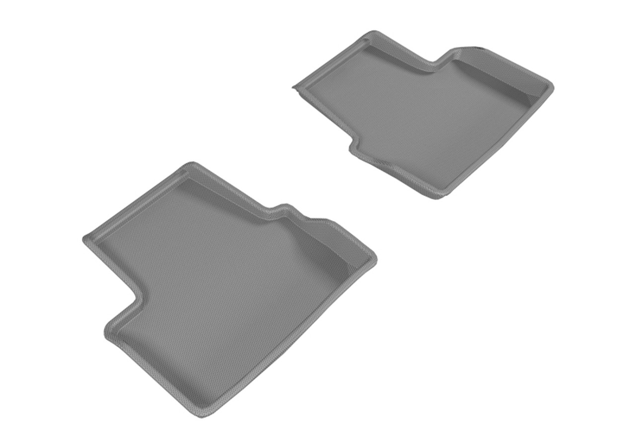 3D MAXpider 2016-2019 Chevrolet Volt Kagu 2nd Row Floormats - Gray - L1CH07921501