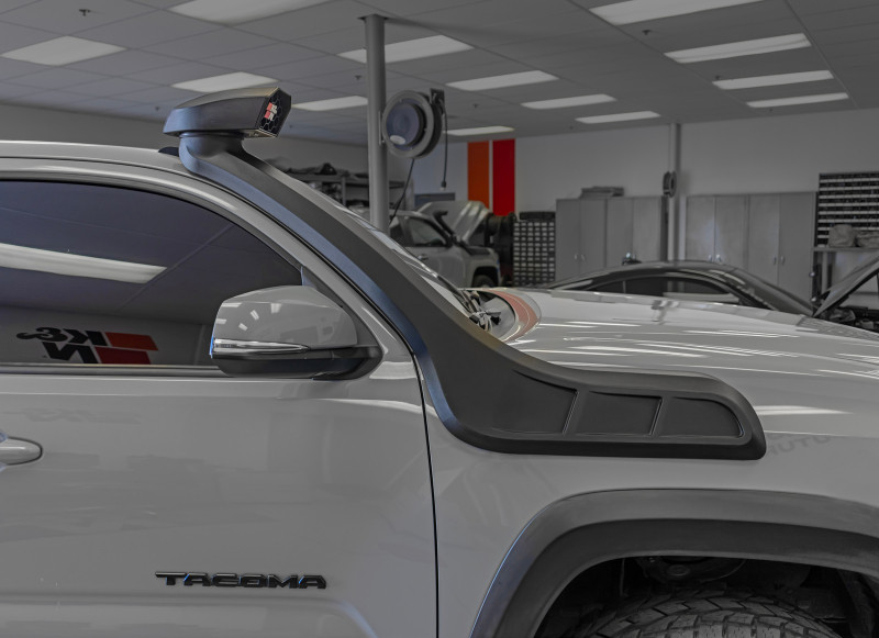 K&N 16-23 Toyota Tacoma V6-3.5L Elevated Intake Kit (Snorkel) - 63-8000 Photo - Mounted