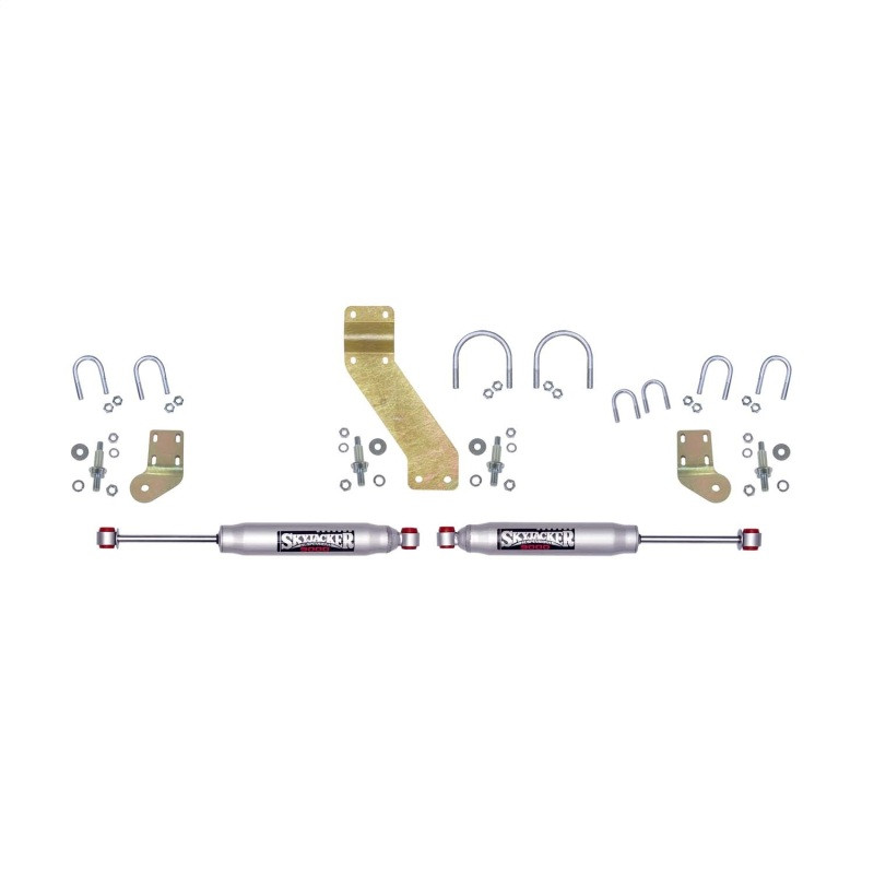 Skyjacker 66-77 Ford Bronco 4WD 9000 Dual Stabilizer Kit w/ Silver Cylinders - 9266 Photo - Primary