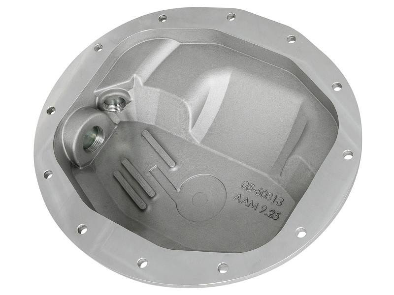 aFe Power Street Series Front Differential Cover Raw w/ Machined Fins 13-18 RAM V8 5.7/6.4L - 46-70400