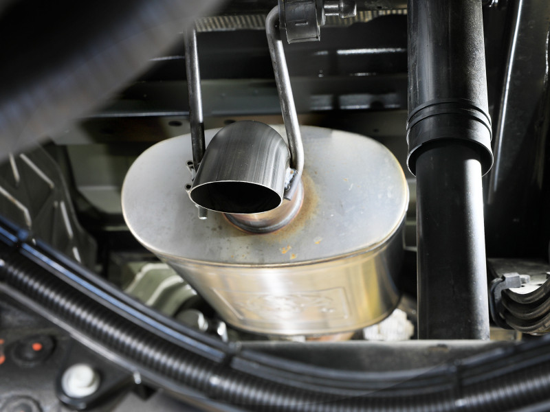 aFe 23-25 GM Colorado/Canyon L4-2.7L (t) ROCK BASHER 3 IN 409 Stainless Steel Cat-Back Exhaust - 49-44148 Photo - Mounted