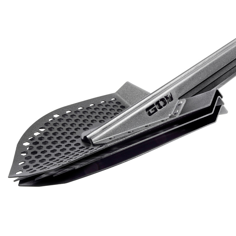 Go Rhino Xventure Gear Sharktooth Stackable Shovel - Textured Black - XG-RS50020T Photo - Close Up