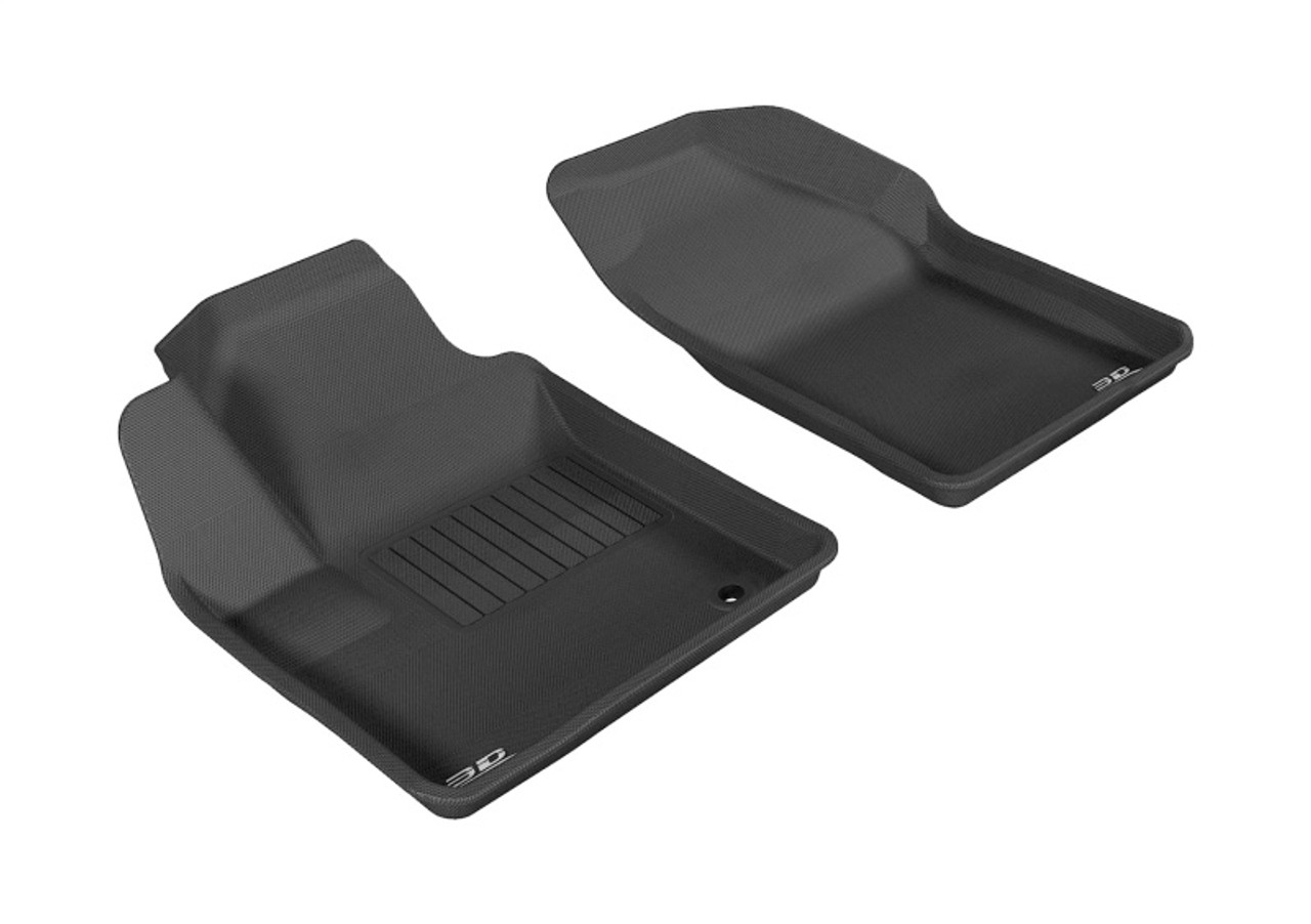 3D MAXpider 2007-2010 Chrysler Sebring Sedan Kagu 1st Row Floormat - Black - L1CY00111509