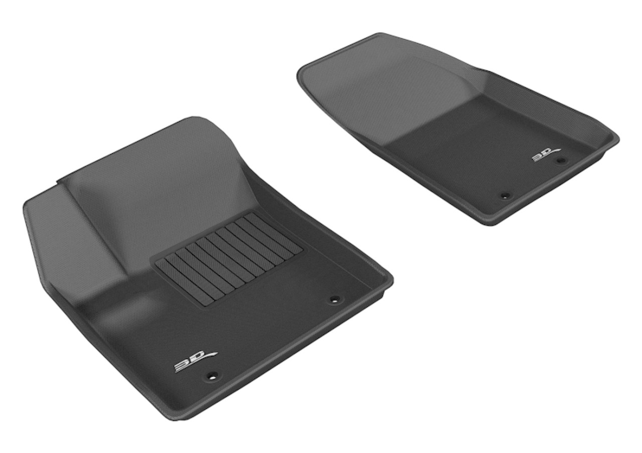 3D MAXpider 2012-2014 Chrysler/Dodge 200/Avenger Kagu 1st Row Floormat - Black - L1CY00211509