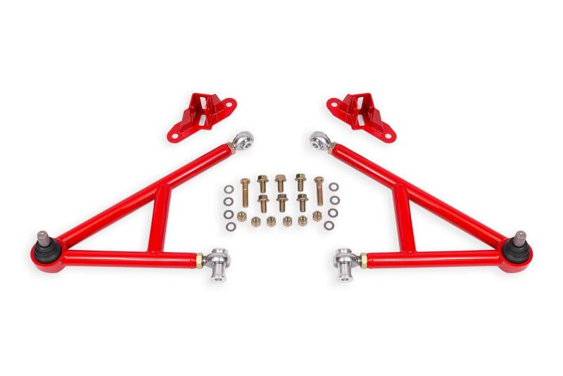 BMR 11-14 Ford Mustang Lower A-Arm Kit - Red - AA758R User 1