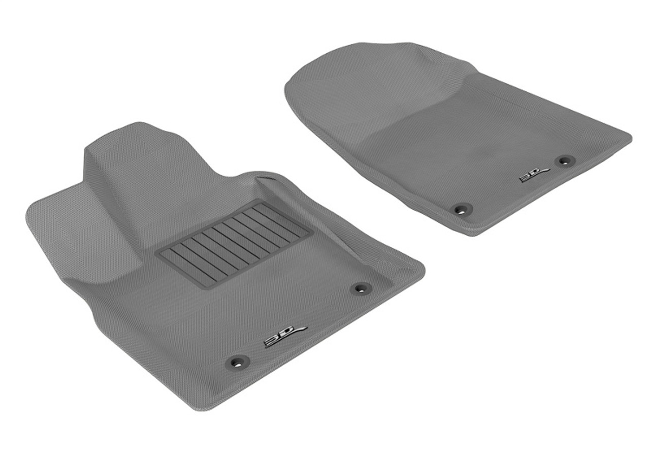 3D MAXpider 2013-2020 Dodge/Jeep Grand Cherokee/Durango Kagu 1st Row Floormat - Gray - L1DG01311501