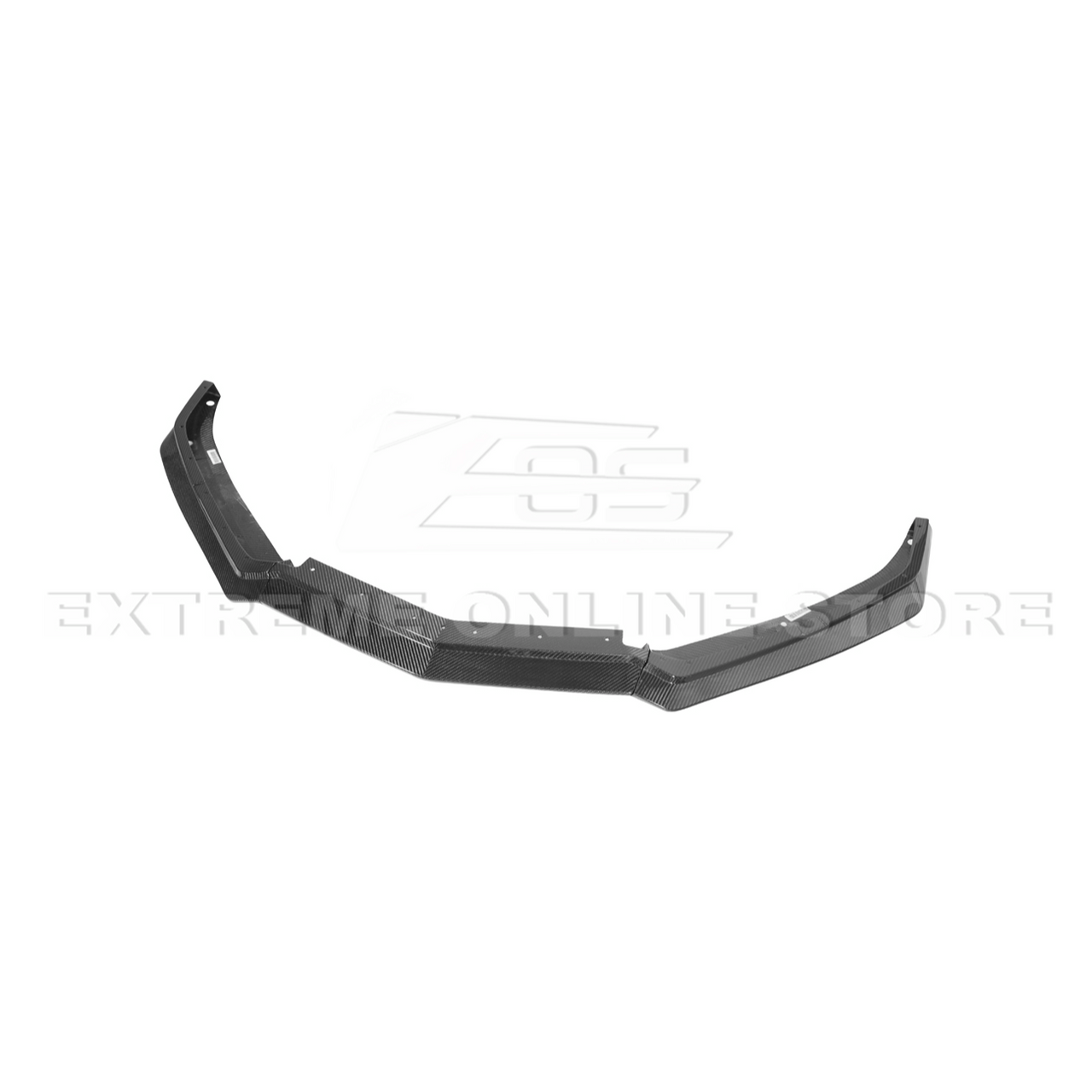 EOS Carbon Fiber Front Splitter Z06 Style - 2020+ Corvette C8 Stingray (FLIP-1129-BKCF)
