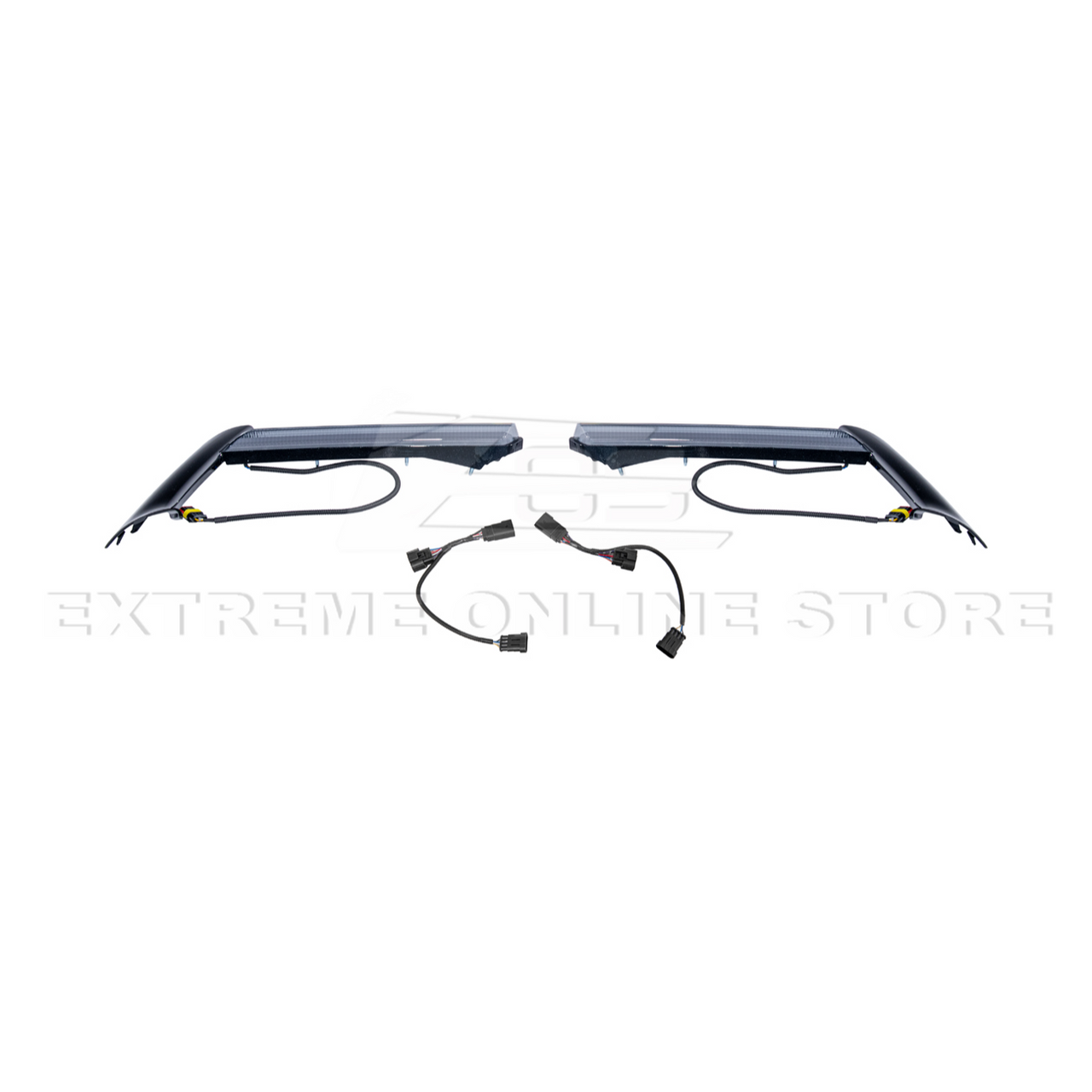 EOS Sequential LED DRL Light Bar Bezel Insert Carbon Flash Metallic - C8 Corvette (FOG-735-ABS)