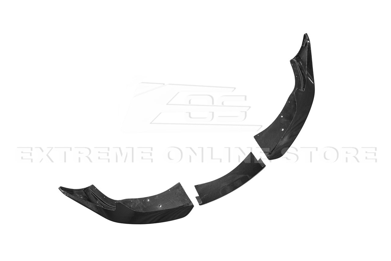 EOS Carbon Fiber Front Splitter - 2020+ Toyota Supra A91 (FLIP-1020-BKCF)