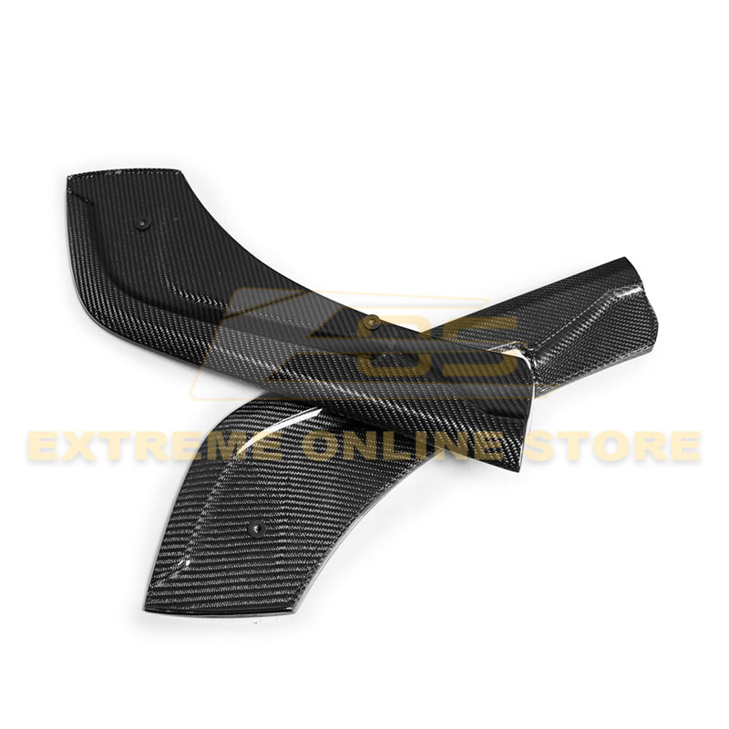 EOS Carbon Fiber Rear Apron Lip Artisan Spirit - 2020+ Toyota Supra A90 (RLIP-262-BKCF)