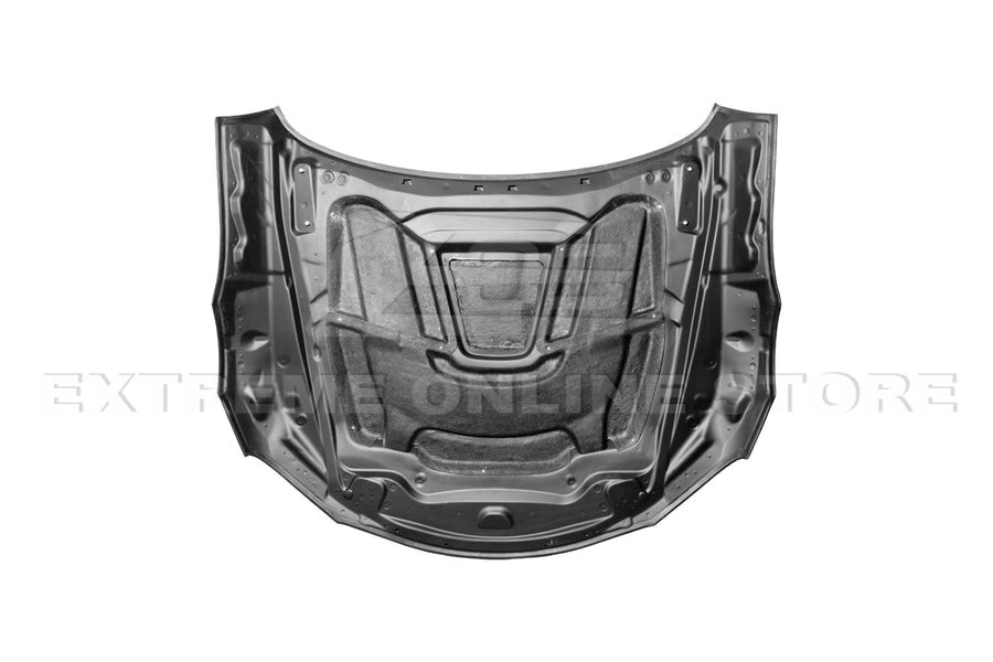 EOS Carbon Fiber Vented Hood - 2020+ Toyota Supra (HOOD-1008-BKCF)