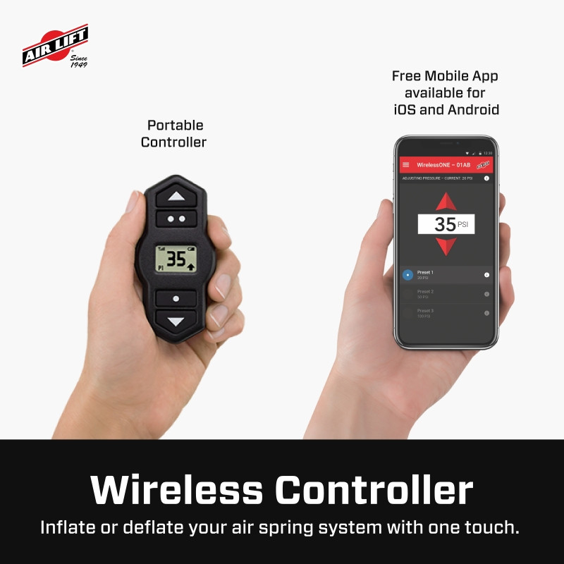 Air Lift Wireless One (2nd Generation) w/EZ Mount - 25980EZ