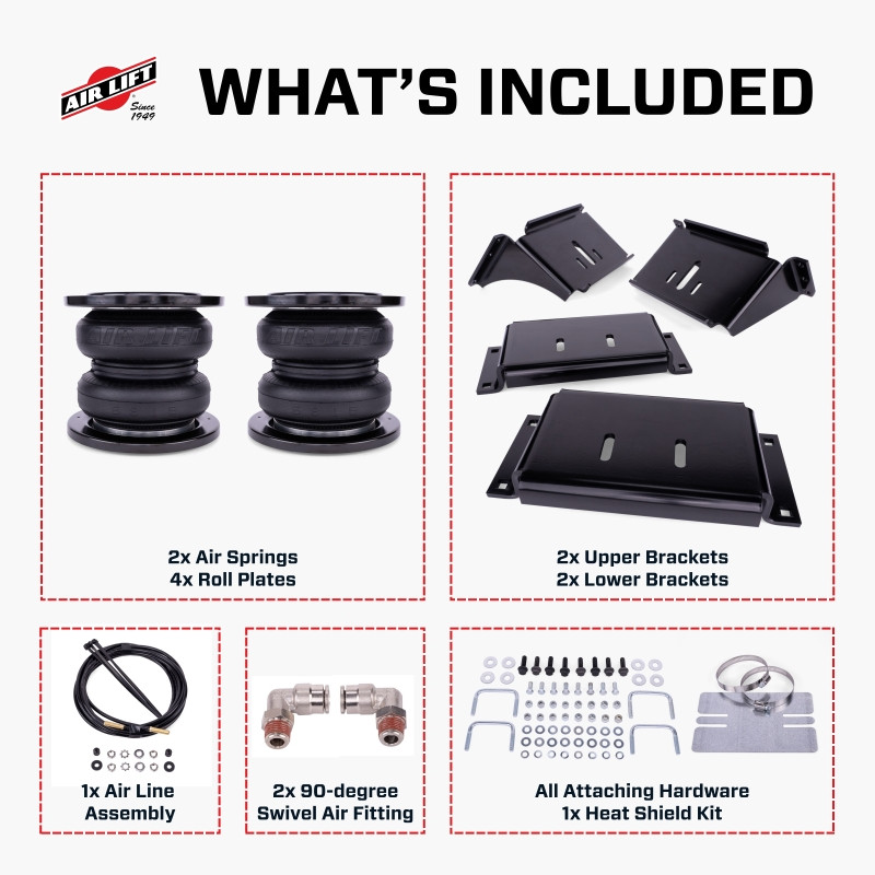 Air Lift LoadLifter 7500 XL Ultimate Air Spring Kit 16-25 Chevy/GMC Silverado/Sierra 3500HD - 57543