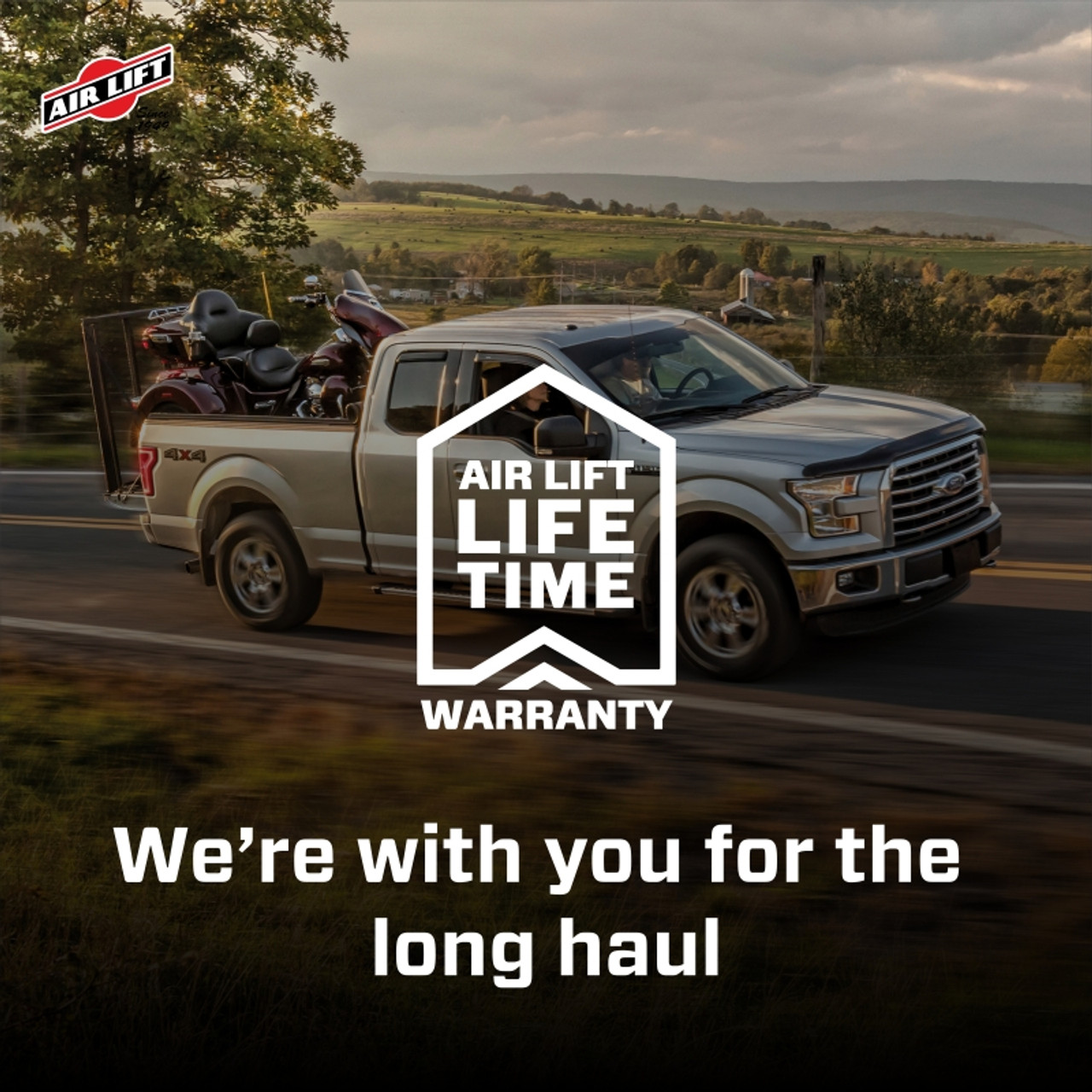 Air Lift 1000HD Rear Air Spring Kit for 2019+ Dodge Ram 1500 - 60828HD