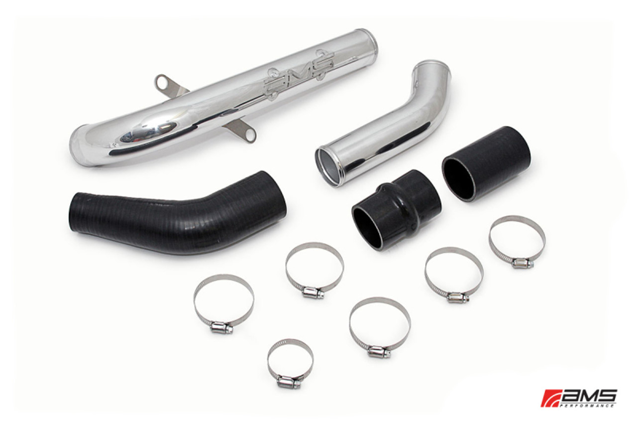AMS Performance 08-15 Mitsubishi EVO X Upper I/C Pipe - Polished - AMS.04.09.0002-1