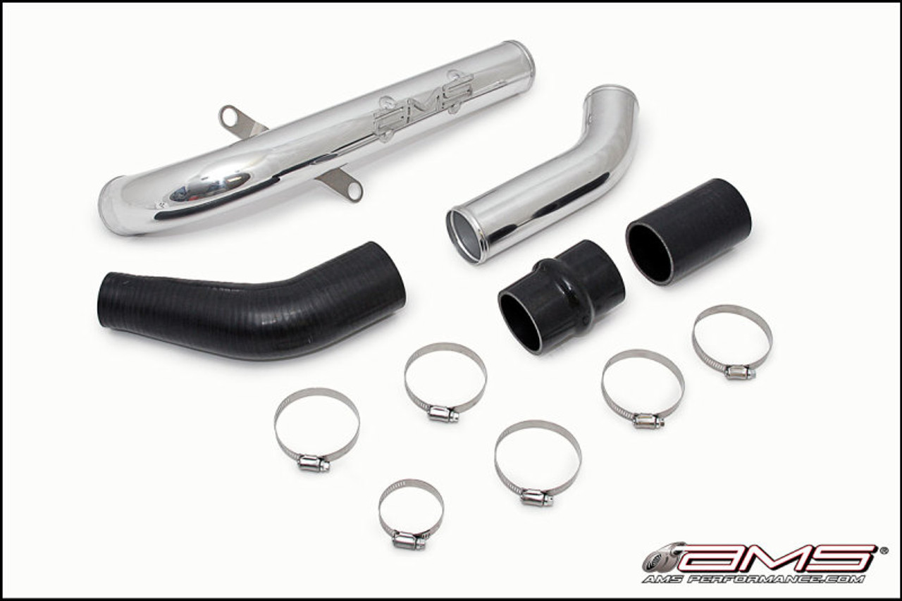 AMS Performance 08-15 Mitsubishi EVO X Upper I/C Pipe - Polished - AMS.04.09.0002-1