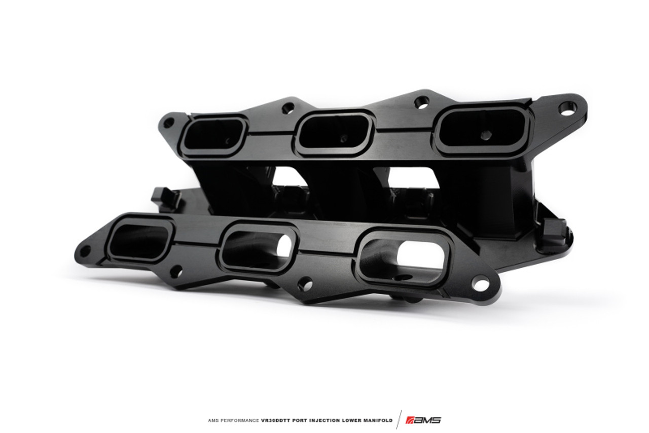 AMS Performance 2023+ Nissan Z Port Injection Lower Manifold - Black - AMS.47.08.0001-1