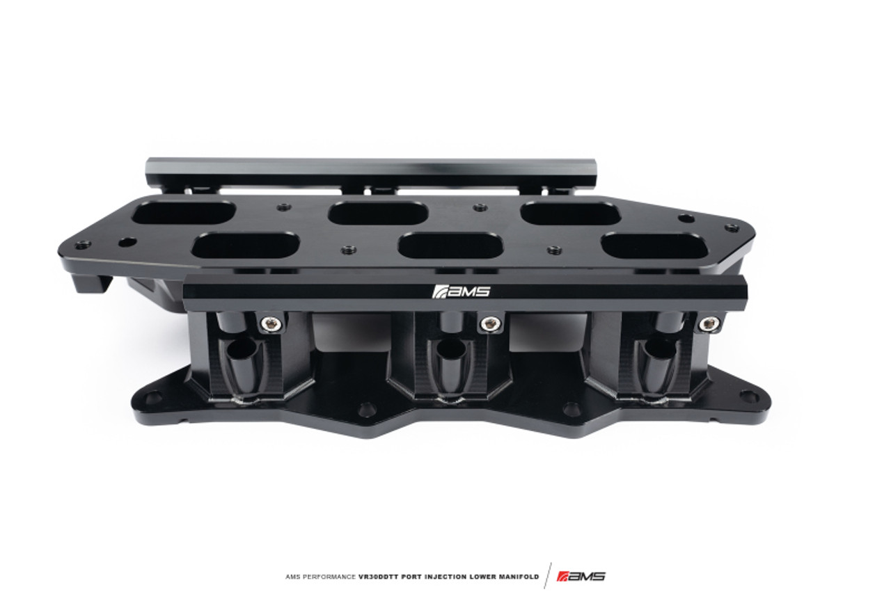 AMS Performance 2023+ Nissan Z Port Injection Lower Manifold - Black - AMS.47.08.0001-1