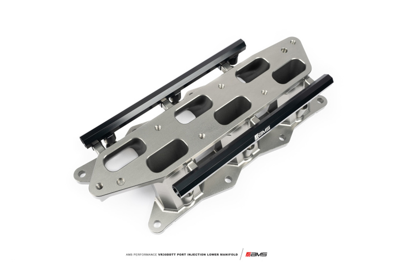 AMS Performance 2023+ Nissan Z Port Injection Lower Manifold - Black - AMS.47.08.0001-1