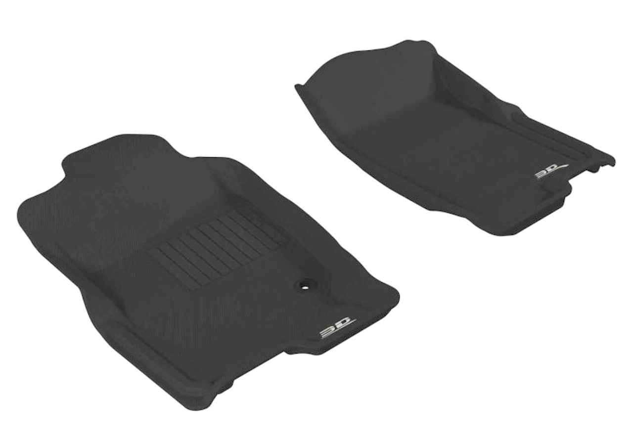 3D MAXpider 2006-2010 Ford Explorer Kagu 1st Row Floormat - Black - L1FR03511509