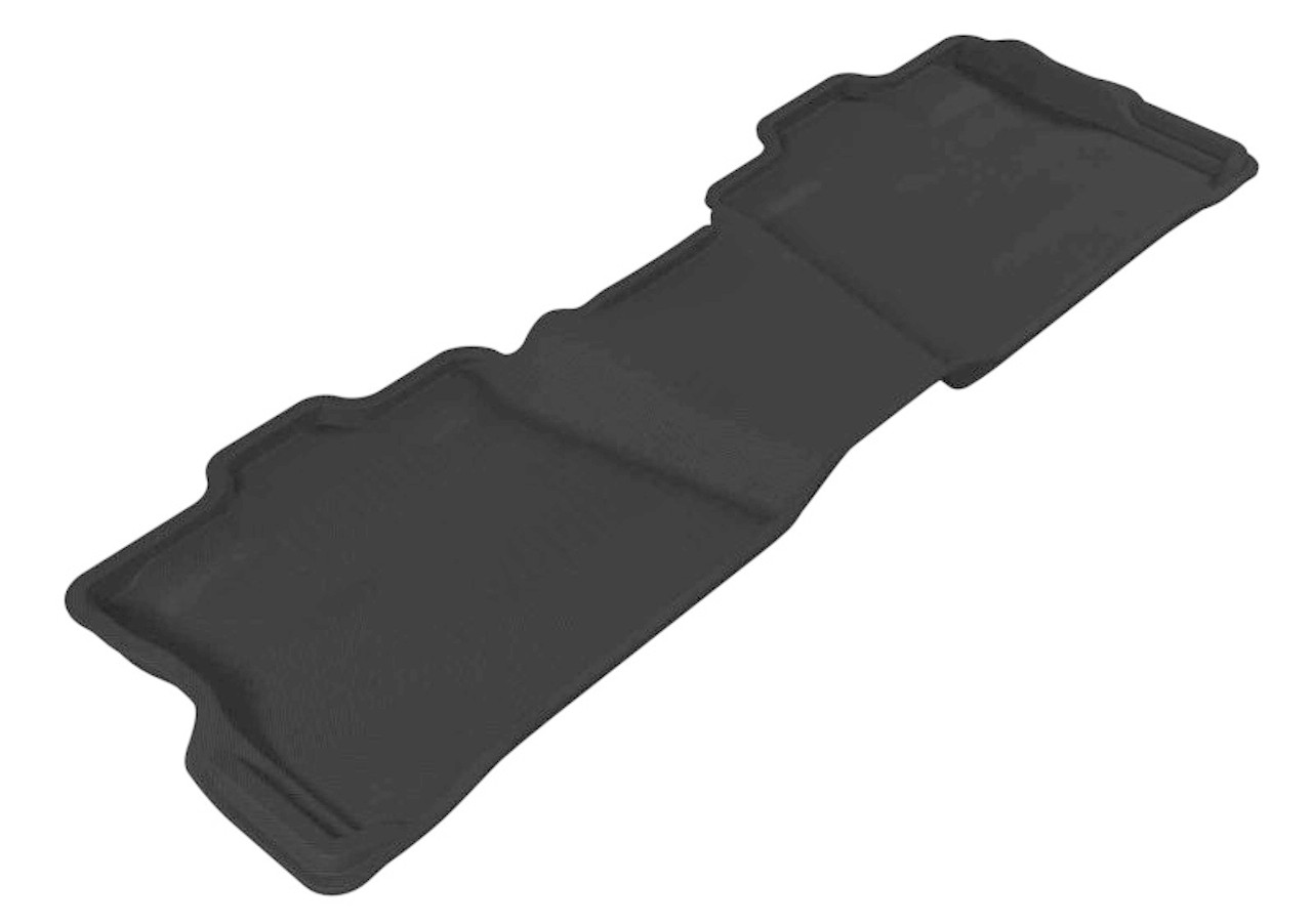 3D MAXpider 2006-2010 Ford Explorer Kagu 2nd Row Floormats - Black - L1FR03521509