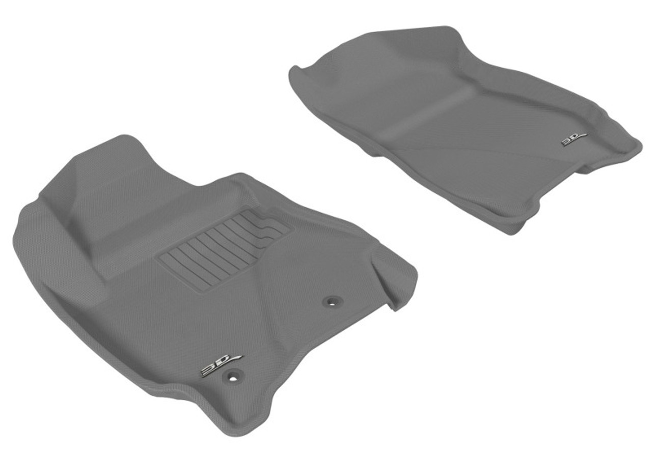3D MAXpider 2011-2012 Ford/Mazda Escape/Tribute Kagu 1st Row Floormat - Gray - L1FR03711501