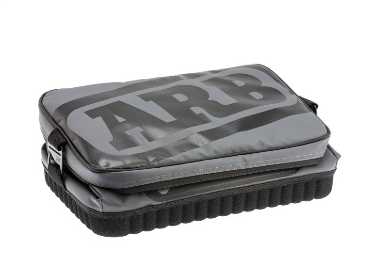 ARB Cooler Bag Charcoal w/ Red Highlights 15in L x 11in W x 9in H Holds 22 Cans - 10100376