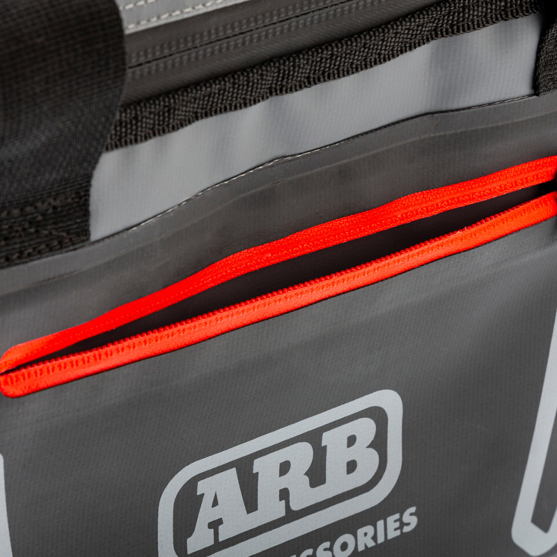 ARB Cooler Bag Charcoal w/ Red Highlights 15in L x 11in W x 9in H Holds 22 Cans - 10100376
