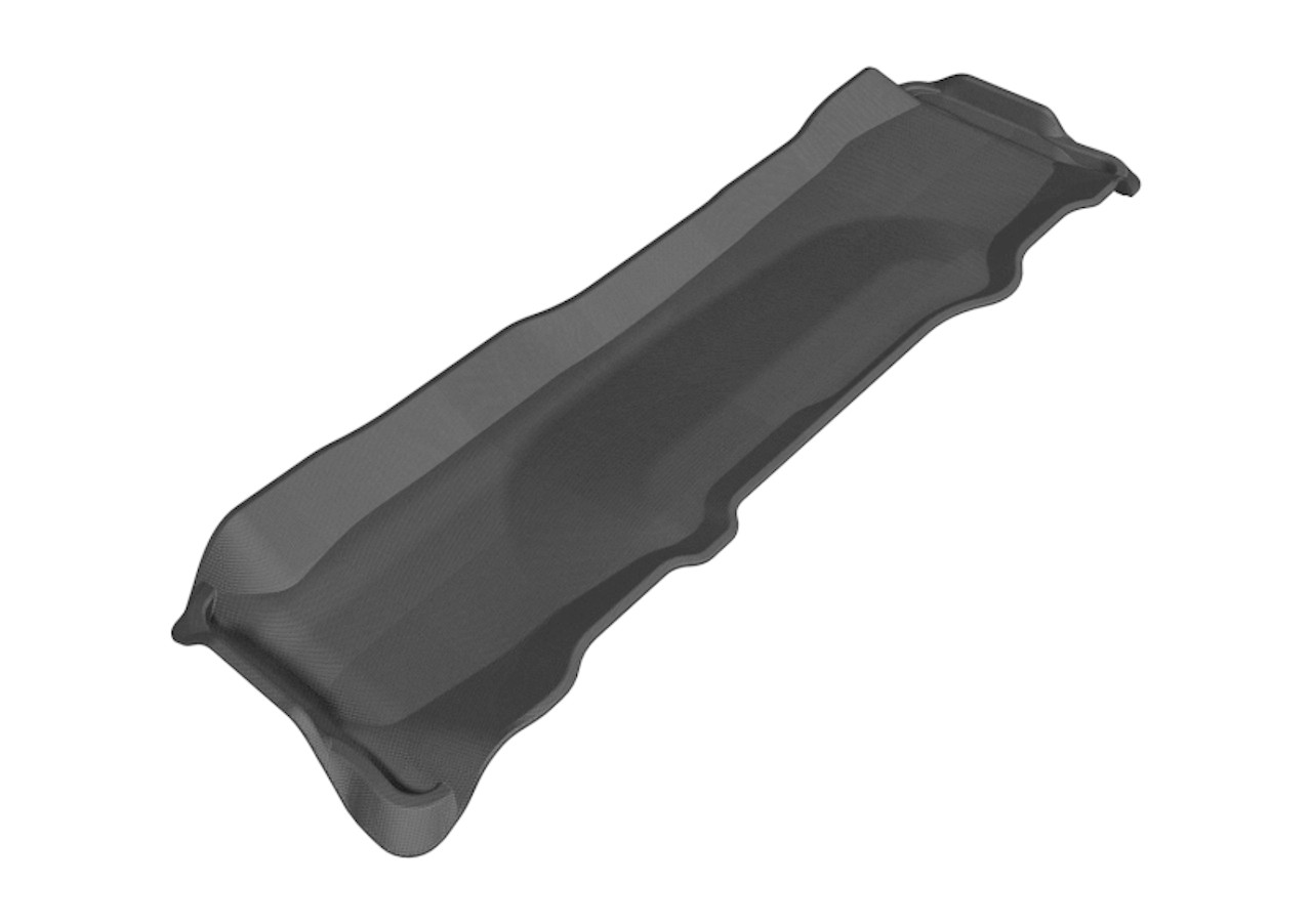 3D MAXpider 2011-2016 Ford F-250/350/450 Supercrew Kagu 2nd Row Floormats - Black - L1FR07021509