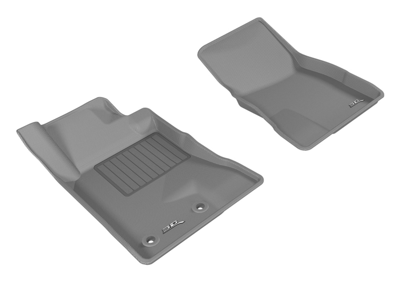 3D MAXpider 2015-2020 Ford Mustang Kagu 1st Row Floormat - Gray - L1FR08511501