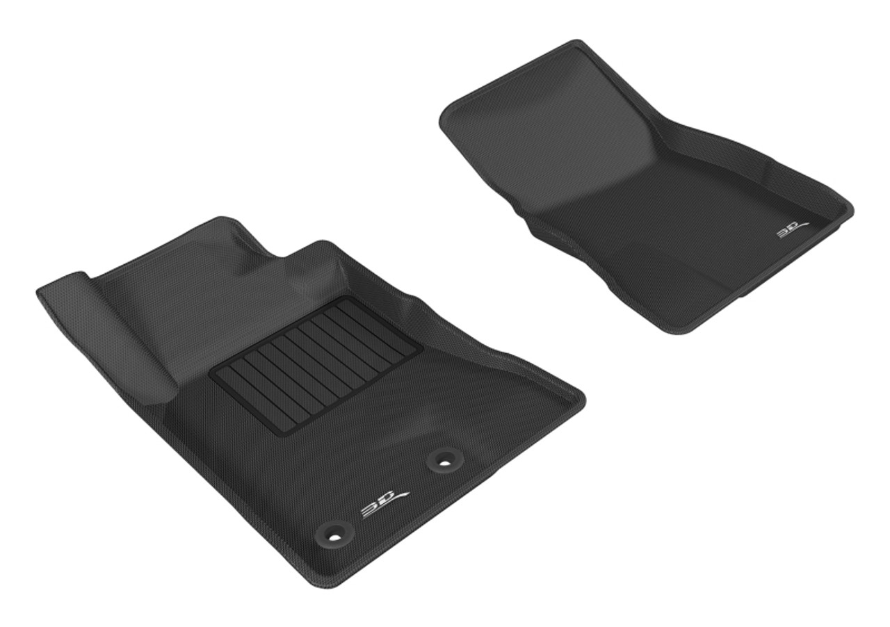 3D MAXpider 2015-2020 Ford Mustang Kagu 1st Row Floormat - Black - L1FR08511509
