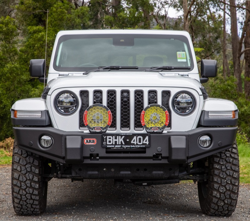 ARB 87-96 Jeep Wrangler YJ/ 97-06 Jeep Wrangler TJ Multi-fit Winch Bumper - 3450150