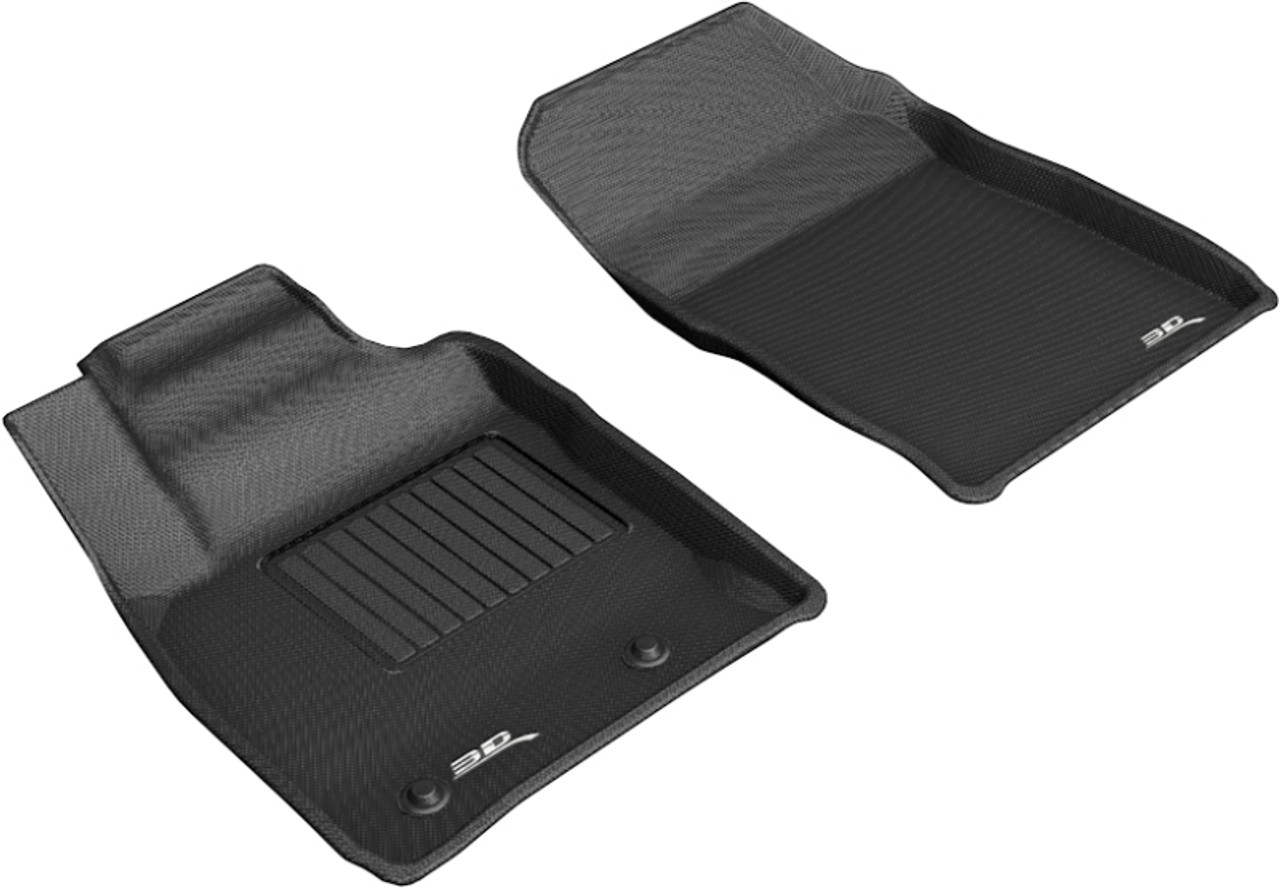 3D MAXpider 2018-2020 Ford Ecosport Kagu 1st Row Floormat - Black - L1FR11511509