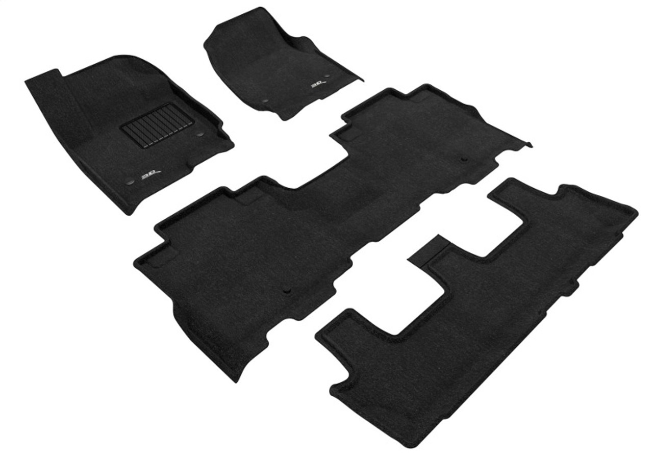 3D Maxpider 18-24 Ford Expedition 8-Seat Elegant Black R1 R2 R3 - L1FR12404709