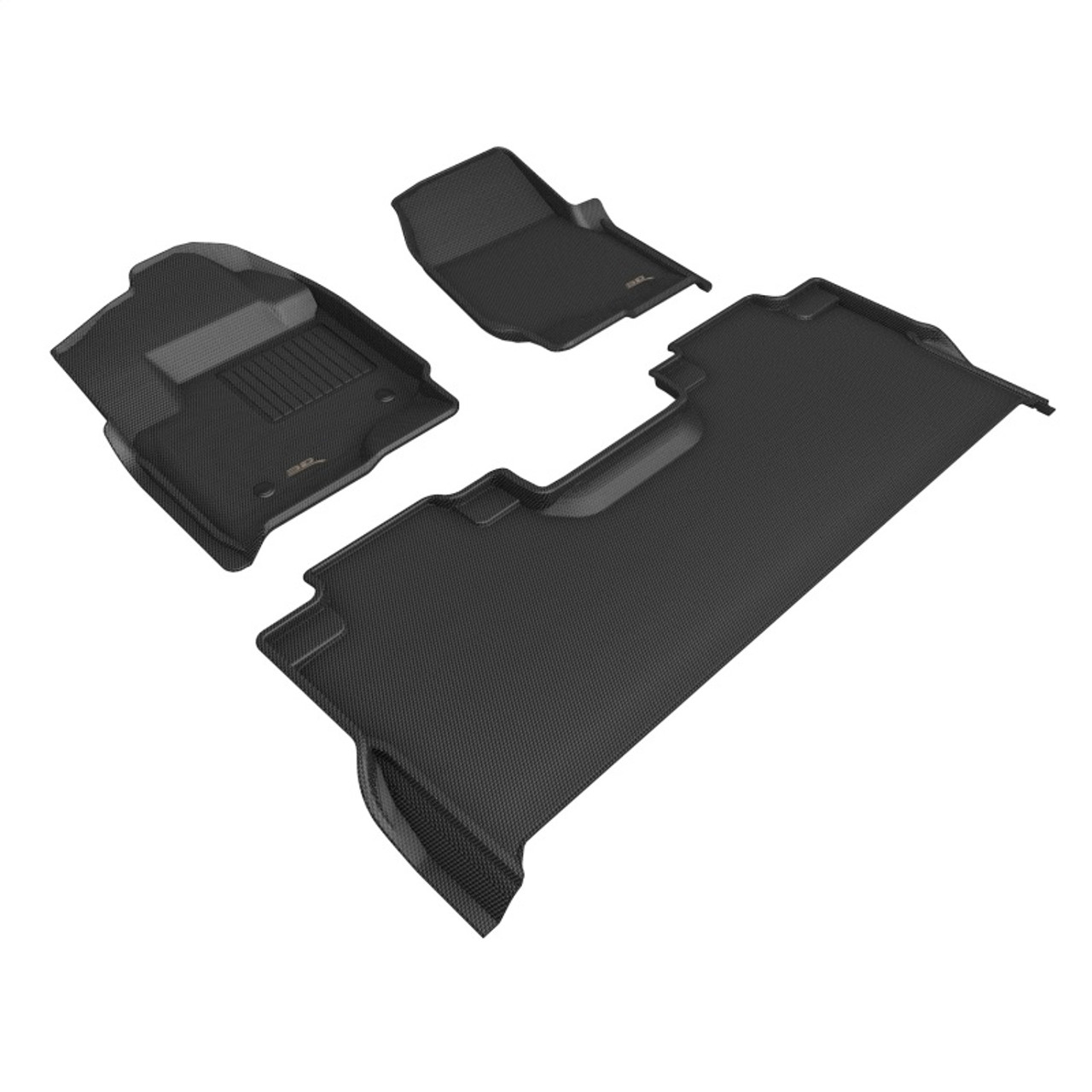 3D Maxpider 22-24 Ford F-150 Super Crew Bench Seat Kagu Black R1 R2 - L1FR16101509