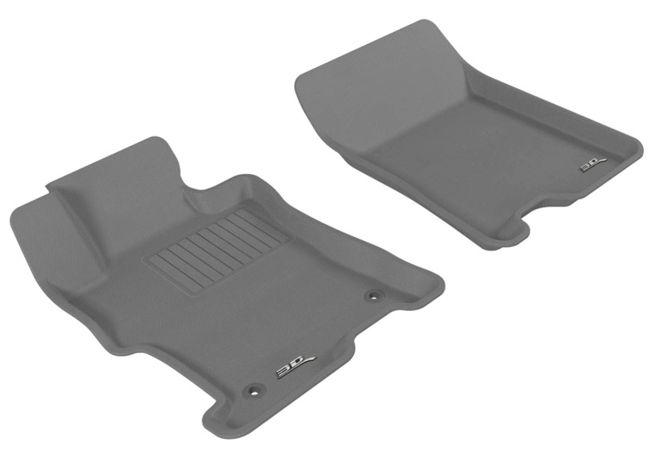 3D MAXpider 2008-2012 Honda Accord Kagu 1st Row Floormat - Gray - L1HD00811501