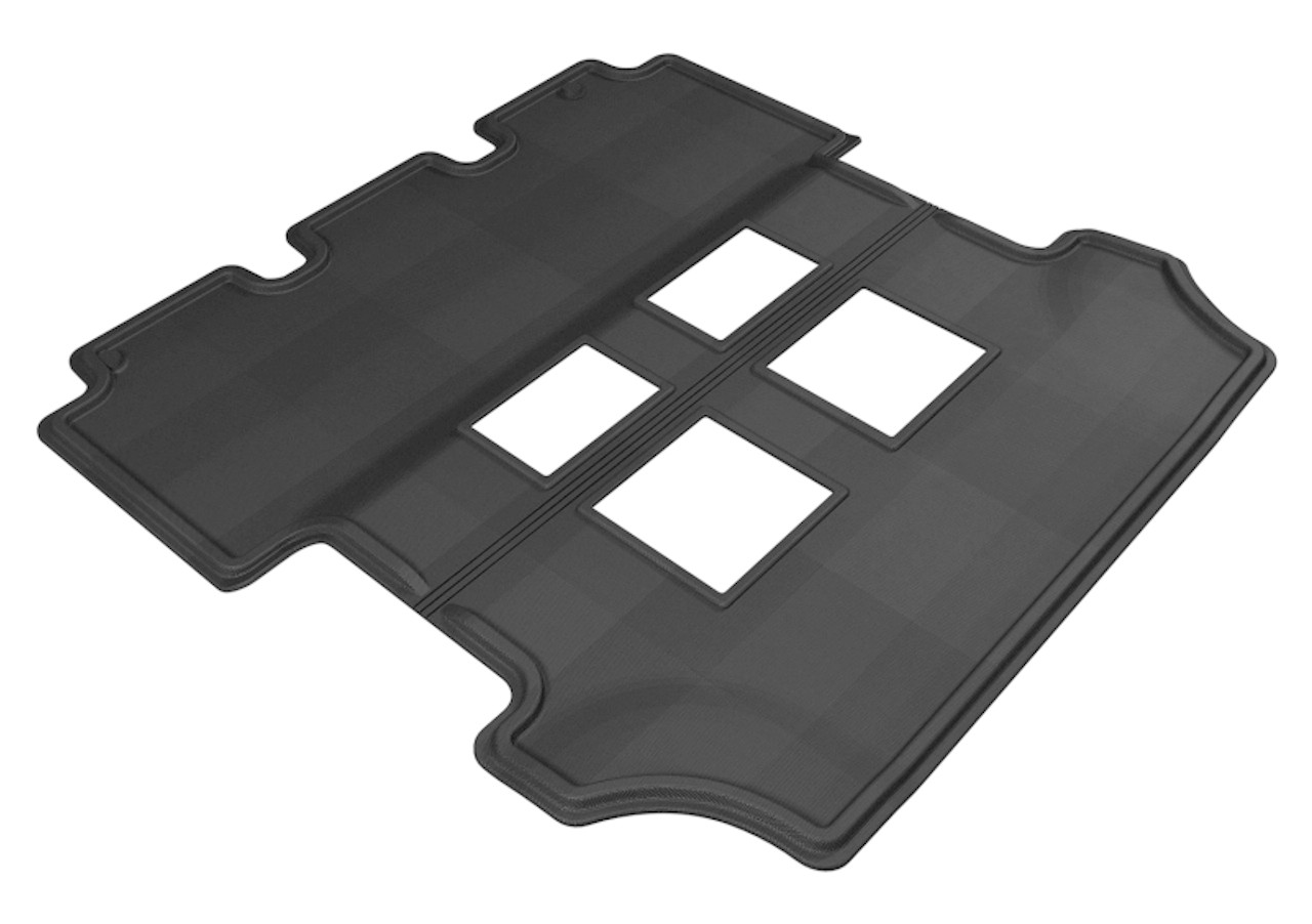 3D MAXpider 2011-2017 Honda Odyssey EX Kagu 2nd Row Floormats - Black - L1HD03821509