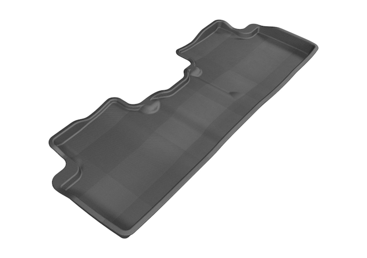 3D MAXpider 2012-2015 Honda Civic Sedan Kagu 2nd Row Floormats - Black - L1HD04121509
