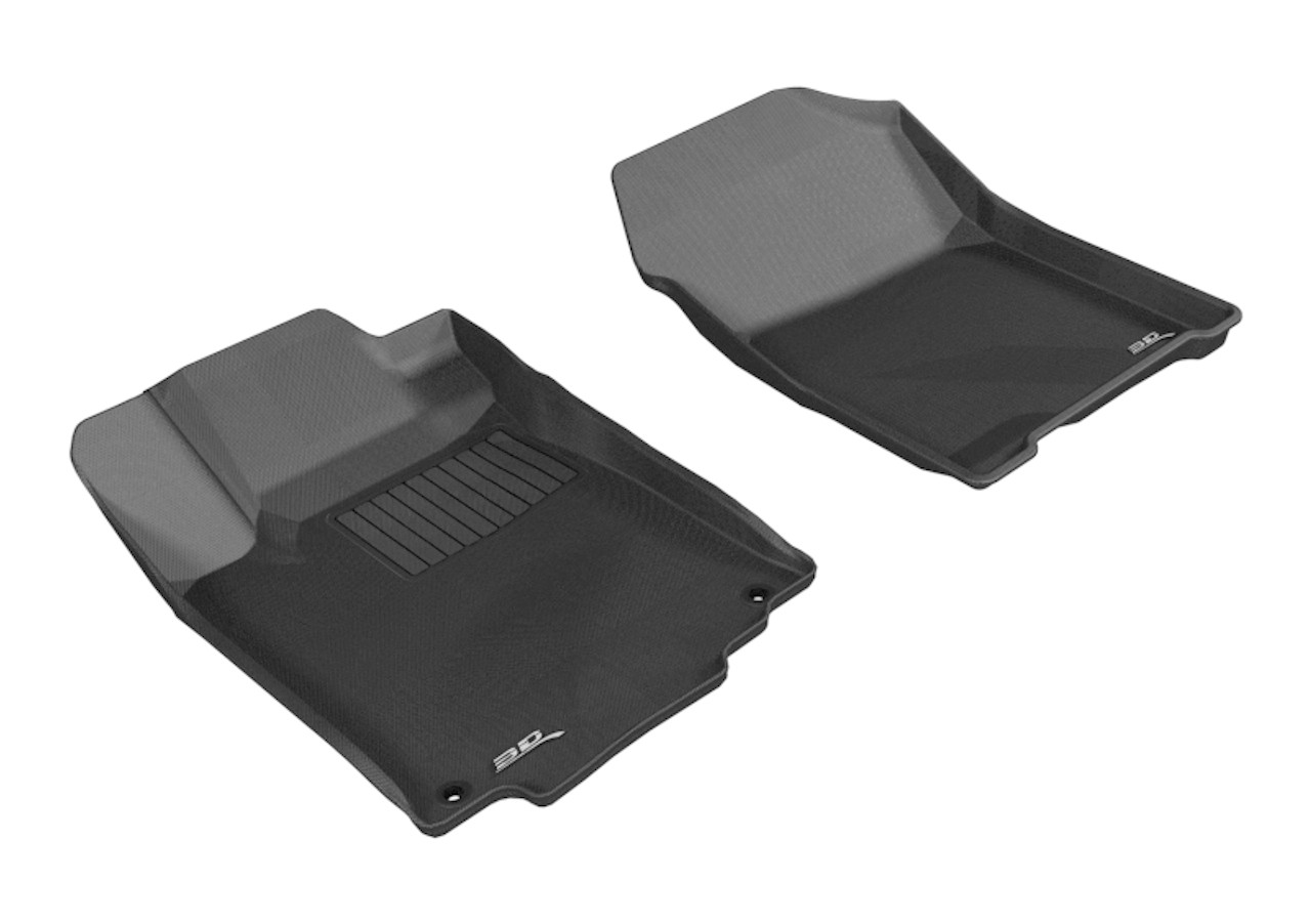 3D MAXpider 2012-2016 Honda CR-V Kagu 1st Row Floormat - Black - L1HD04311509