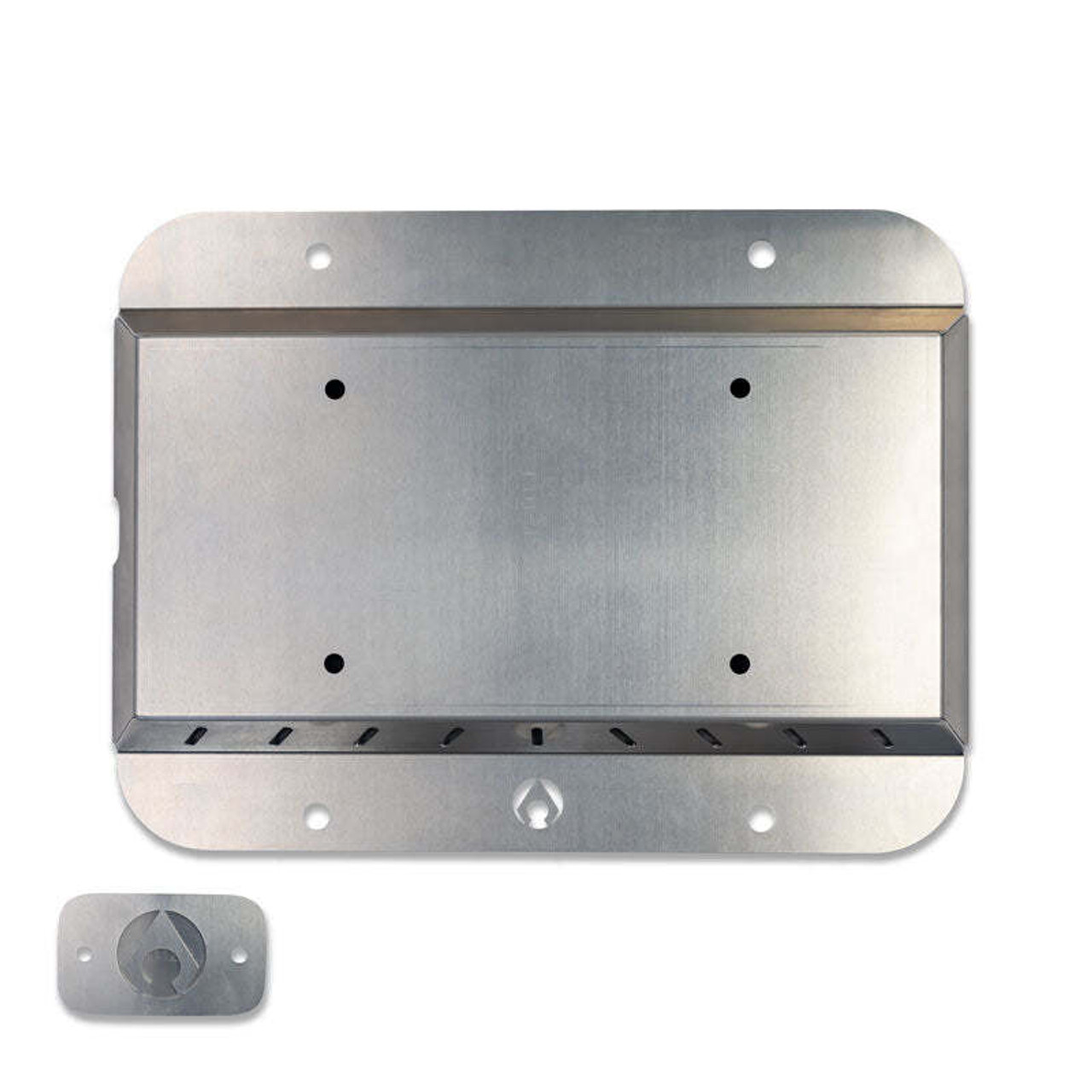 Artec Industries 07-18 Jeep Wrangler JK Spare Tire Delete Kit - Bare Aluminum - JK1111