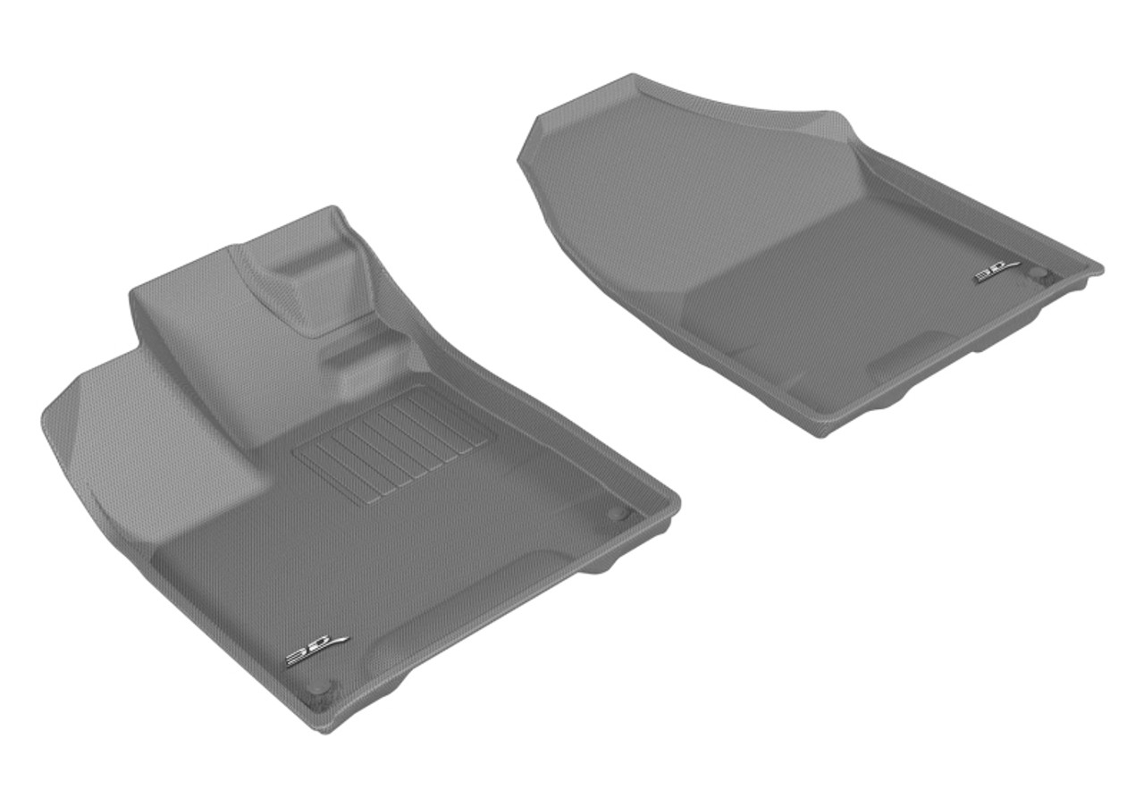 3D MAXpider 2017-2020 Honda Ridgeline Kagu 1st Row Floormat - Gray - L1HD08311501
