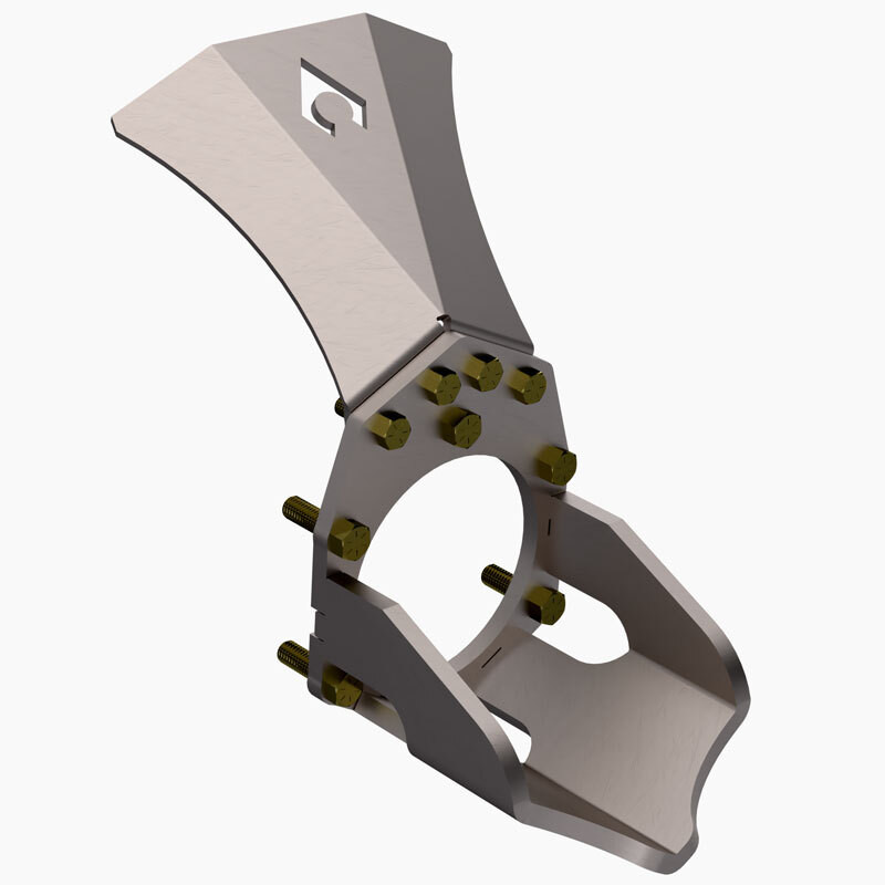 Artec Industries 1974-2010 Chevrolet / Gmc K20 K30 14 Bolt Apex Pinion Guard With Bridge - PG1404