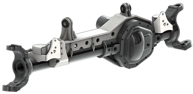 Artec Industries 93-06 Jeep Wrangler TJ 1 Ton - Front Dana Swap Kit - W/ Rockjock Johnny Joints - TJ6062