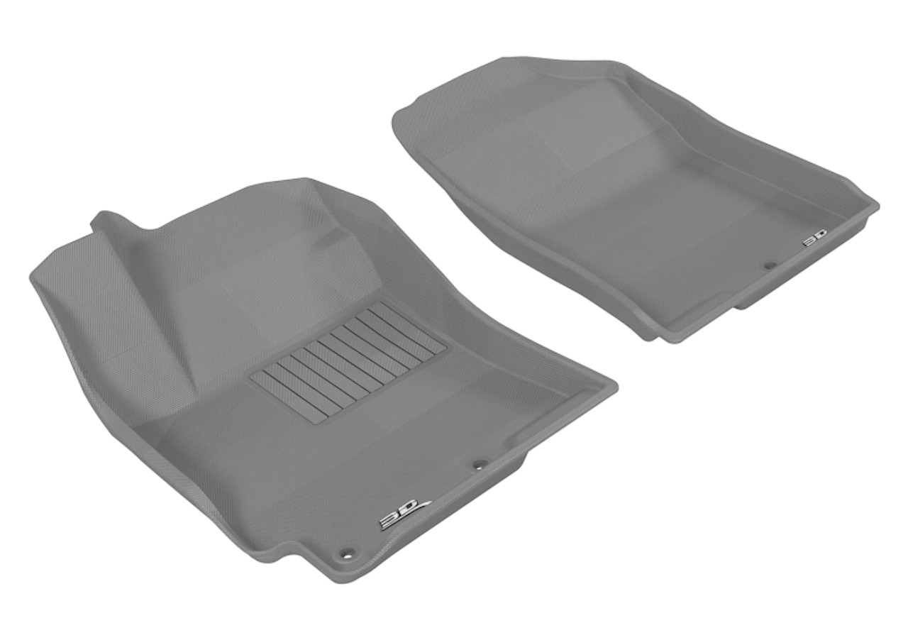 3D MAXpider 2012-2017 Hyundai Accent Kagu 1st Row Floormat - Gray - L1HY02211501